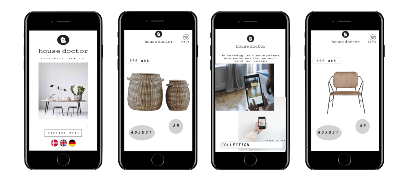 1st iteration of app design